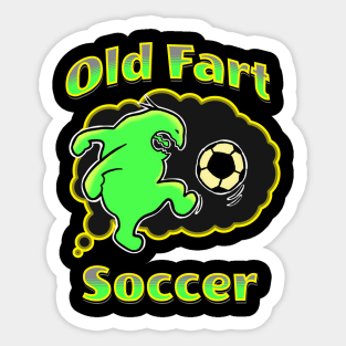 old fart soccer Sticker